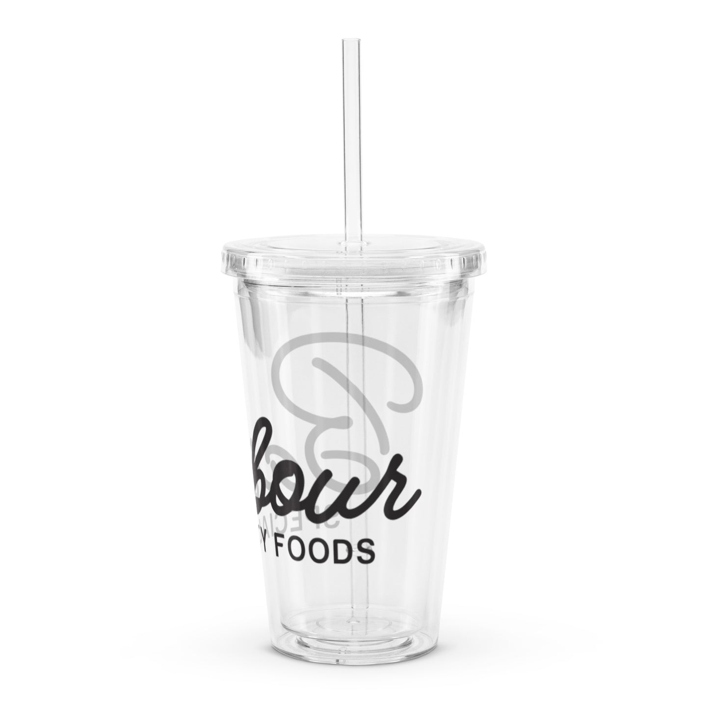 BSF Clear Plastic Tumbler