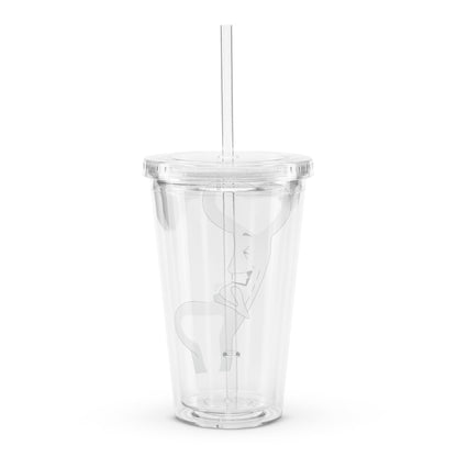 Mr. Bonz Clear Plastic Tumbler