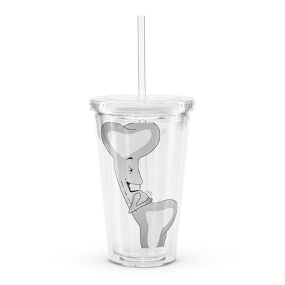 Mr. Bonz Clear Plastic Tumbler