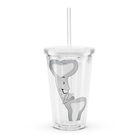 Mr. Bonz Clear Plastic Tumbler