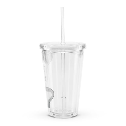 Mr. Bonz Clear Plastic Tumbler