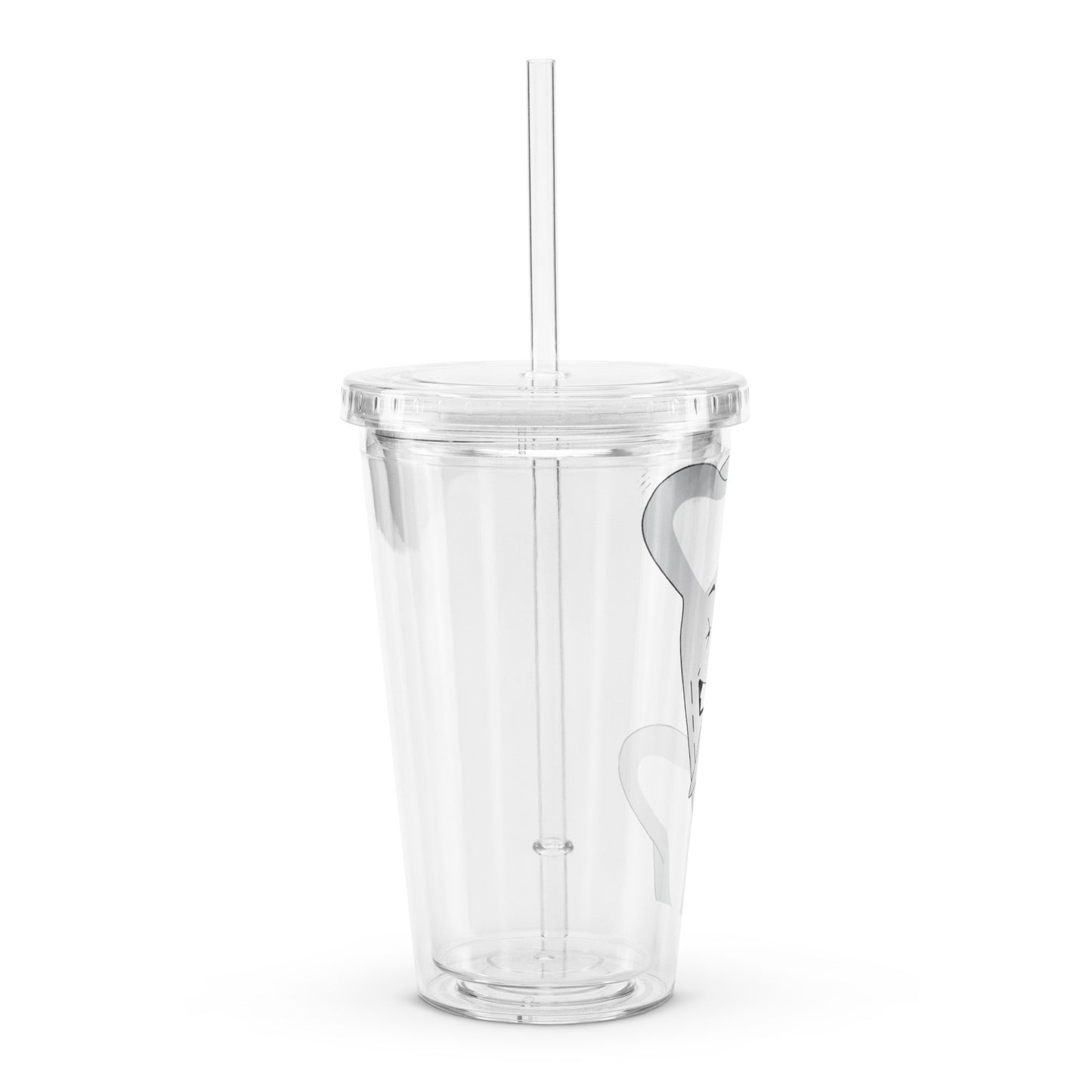 Mr. Bonz Clear Plastic Tumbler