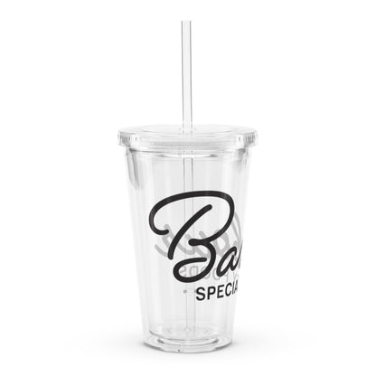 BSF Clear Plastic Tumbler